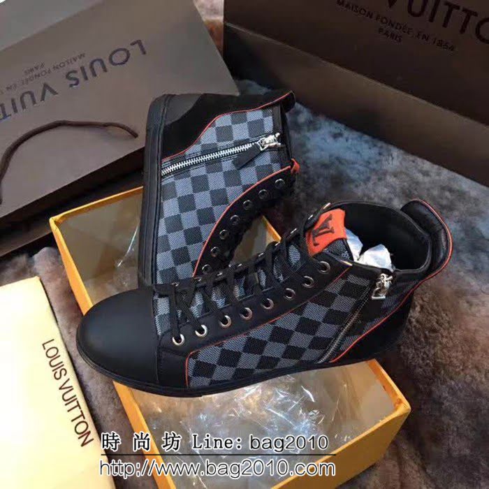 路易威登LV 高端狠貨 高幫時尚休閒鞋 8FX1007